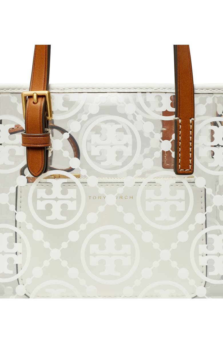 Tory Burch Mini T Monogram Square Tote, Alternate, color,