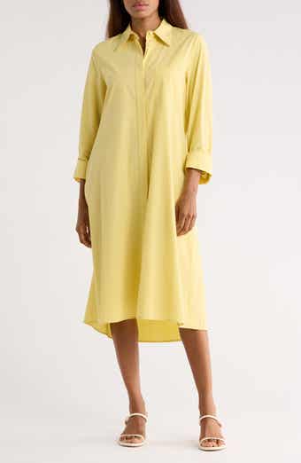 TWP Jennys Long Sleeve Cotton Shirtdress