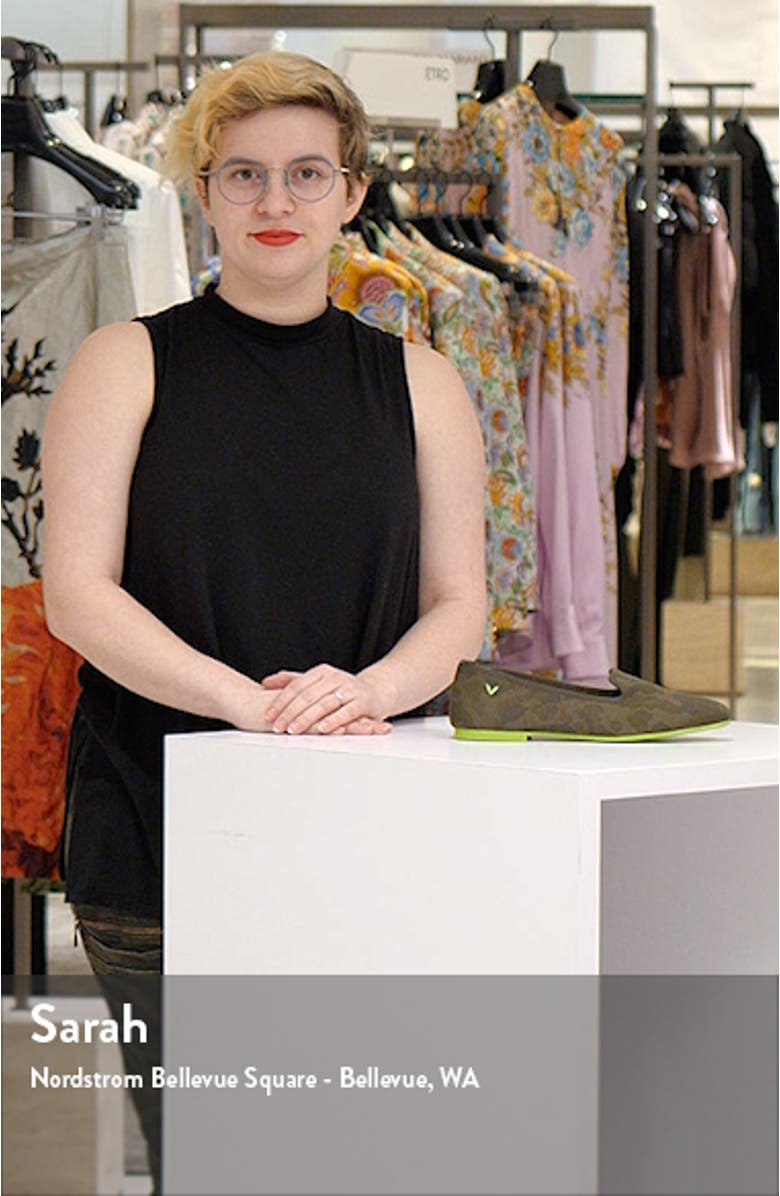 Round-Toe Embroidered Loafers, sales video thumbnail