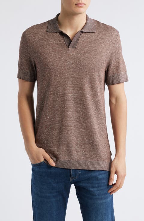 Parson Cotton, Linen & Silk Polo