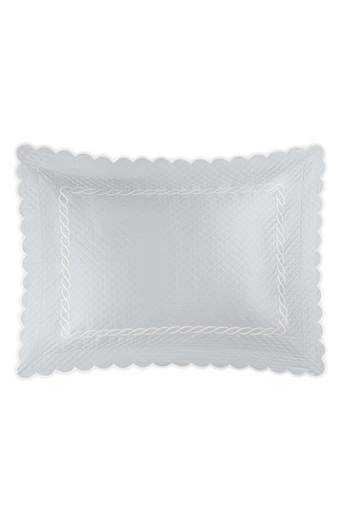 Classic Chain Scallop Matelassé Pillow Sham