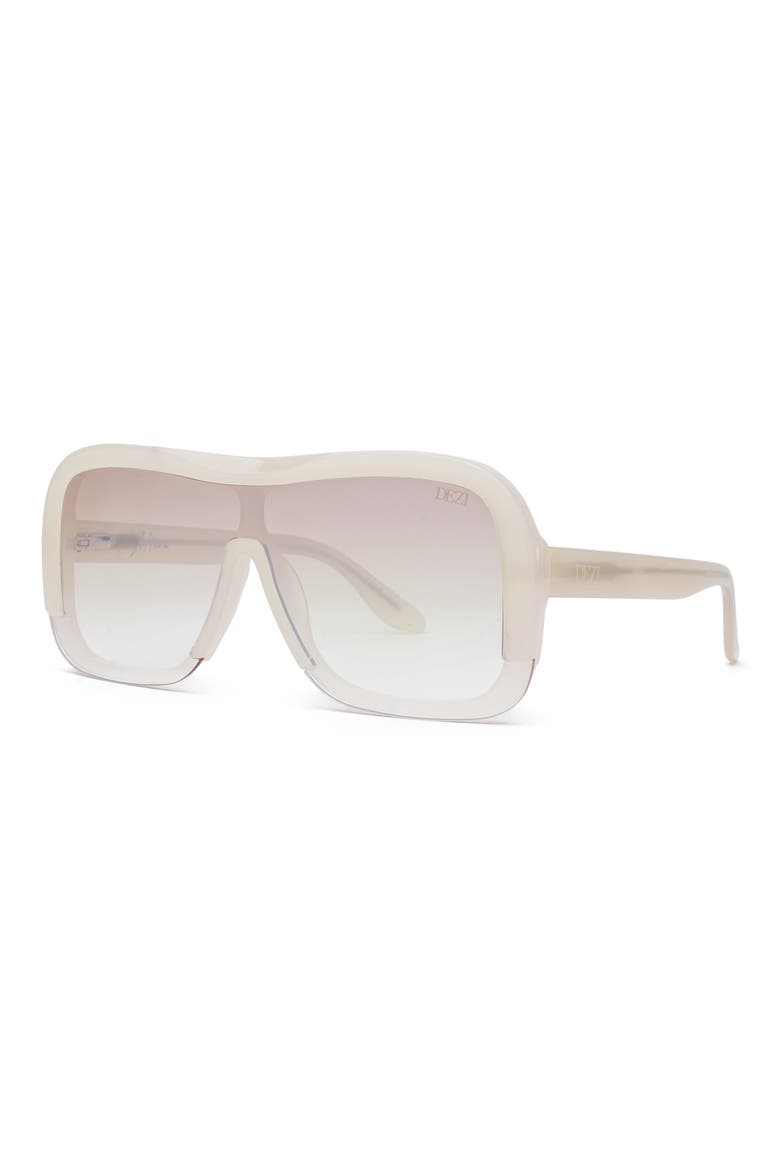 Afters Shield Sunglasses, Alternate, color, AFTERS MILKY CREAM / LIGHT BRO