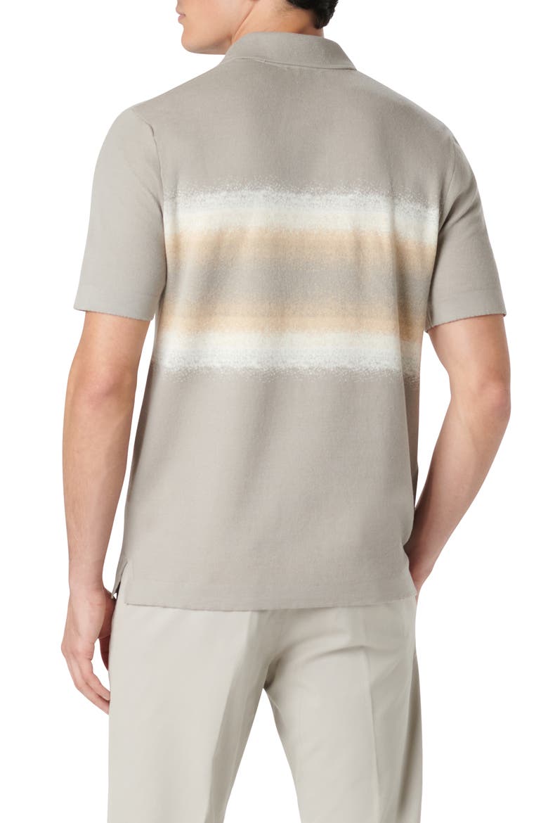 Cotton & Silk Polo, Alternate, color, WILLOW