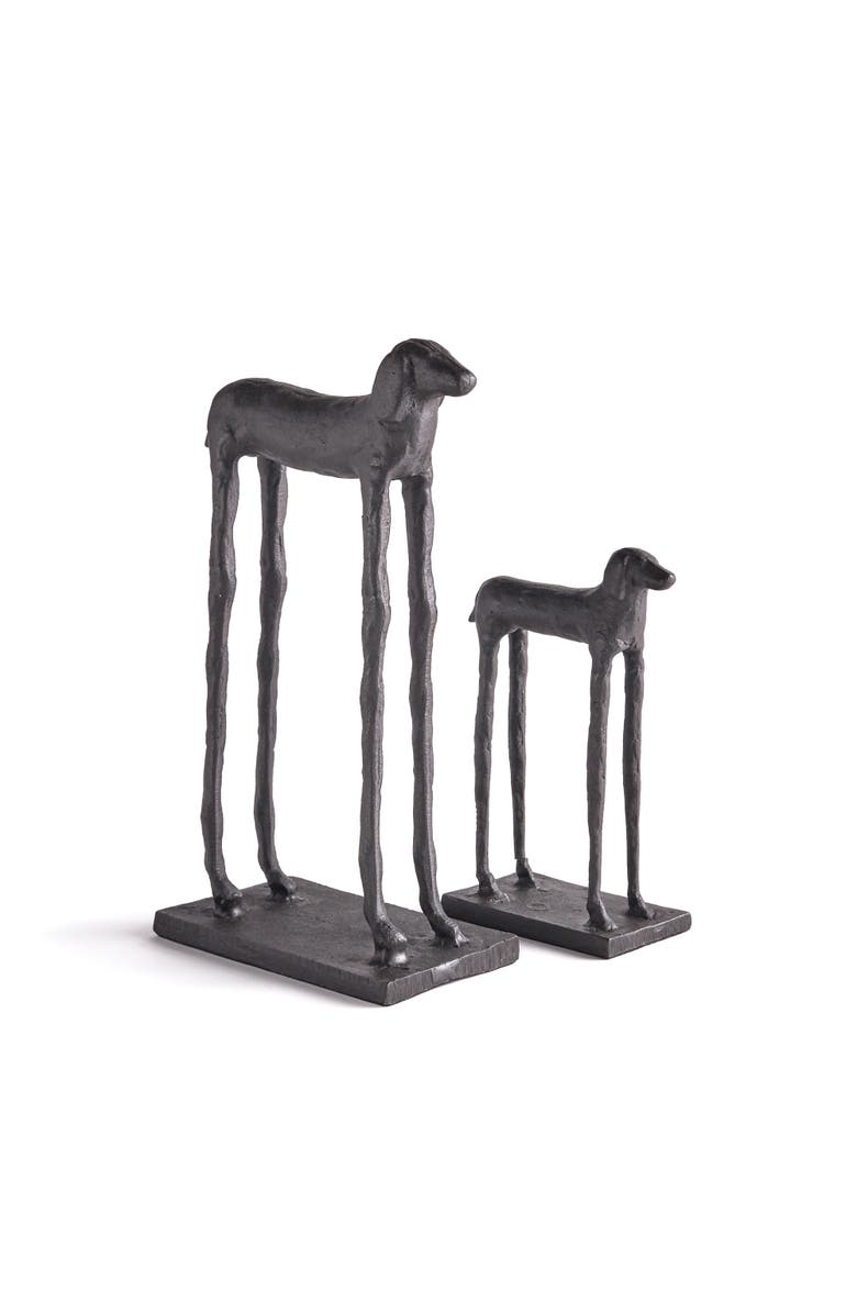 Napa Home & Garden Two Hounds Set of 2, Main, color, Black