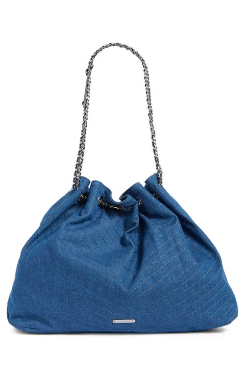 Rebecca Minkoff Slouchy Soft Tote In Blue