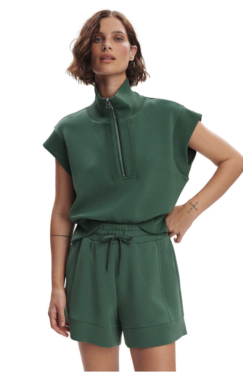 Varley Kelly Half Zip Sweatshirt, Alternate, color, Cilantro