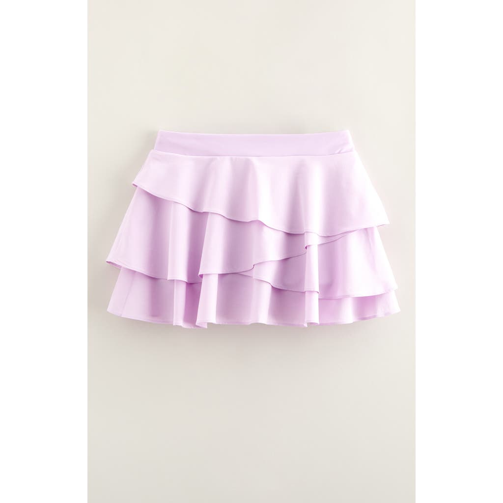 Zella Girl Kids' Tiered Skort In Purple