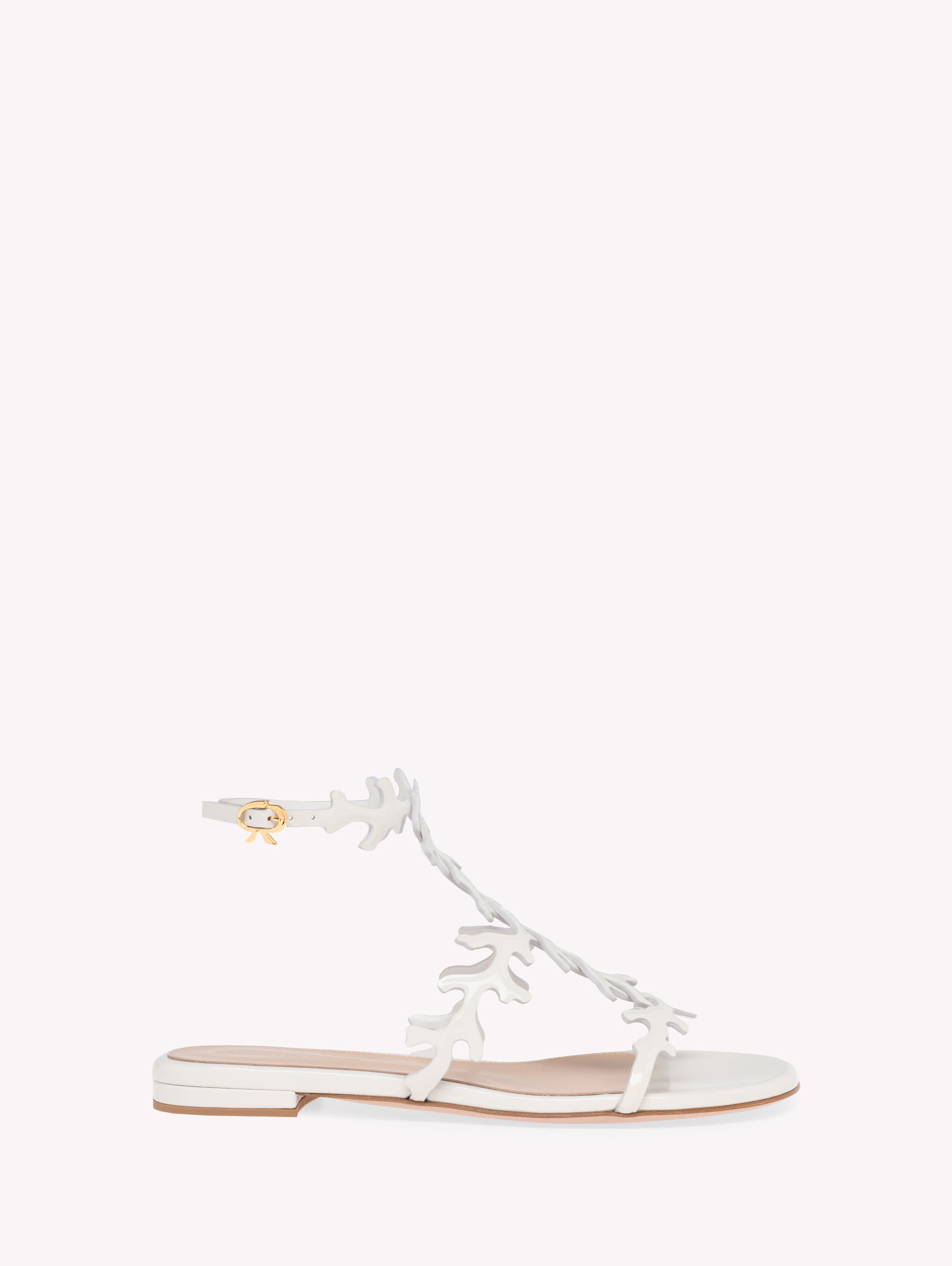 Gianvito Rossi Ocean Flat, Main, color, White Nappa