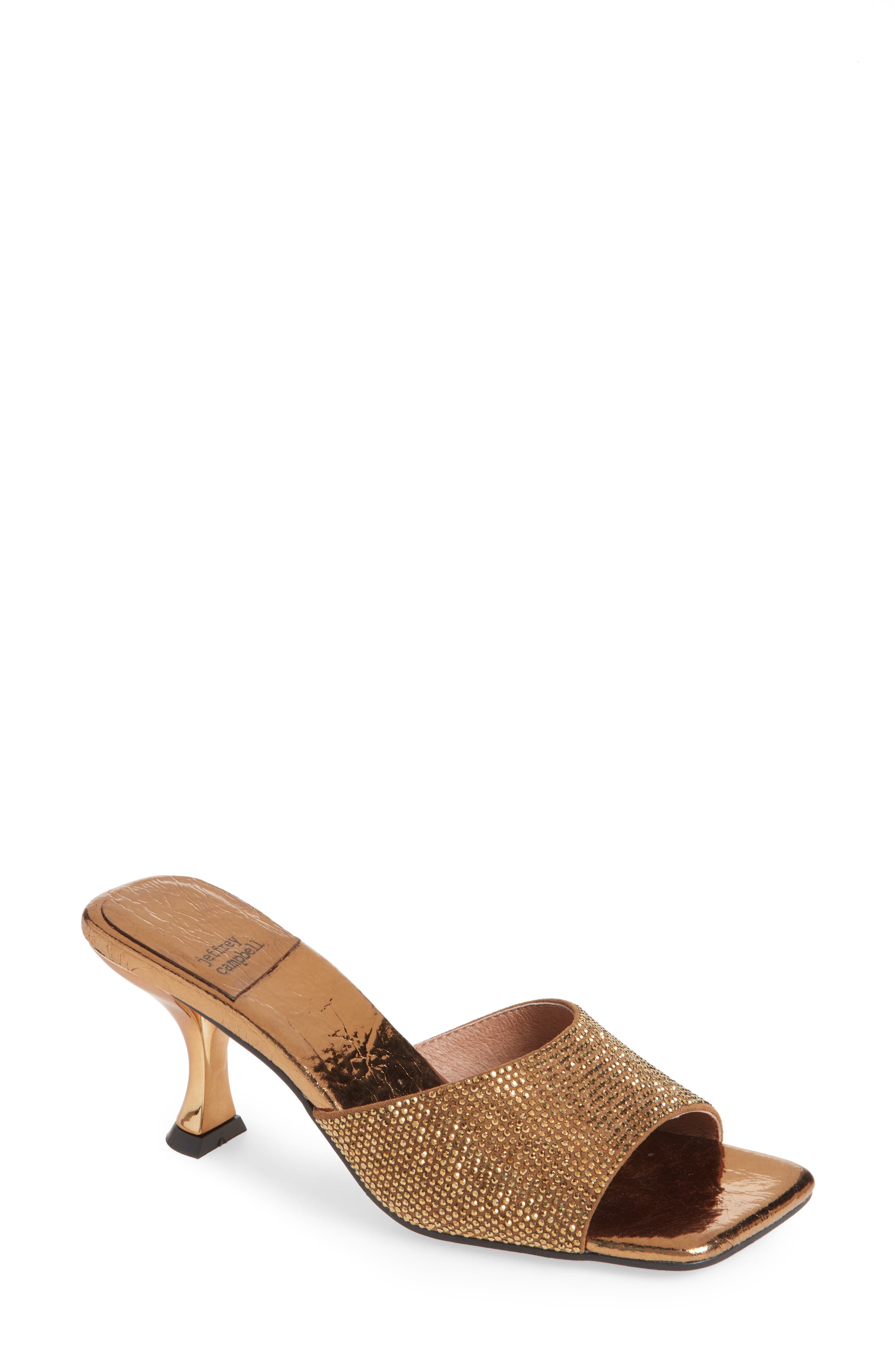 Mr Big Slide Sandal, Main, color, BRONZE COMBO