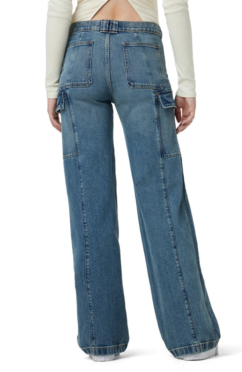 Hudson Jeans Wide Leg Cargo Maternity Jeans, Alternate, color, 