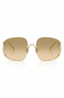 MU A57S 57mm Gradient Square Sunglasses