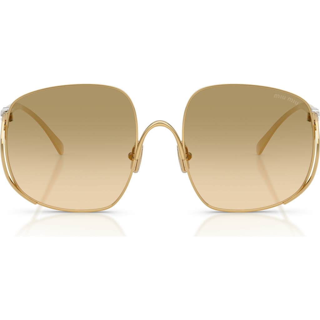 Miu Miu Mu A57s 57mm Gradient Square Sunglasses