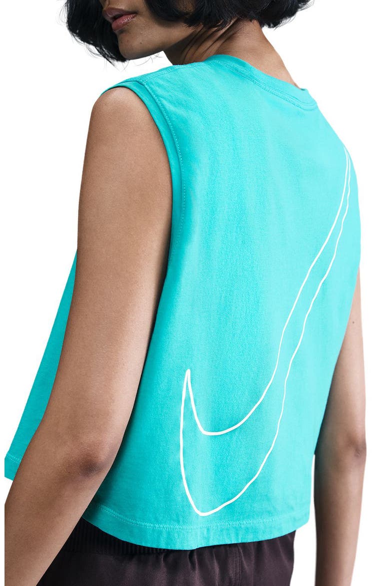 Sportswear Club Crop Tank, Alternate, color, DUSTY CACTUS