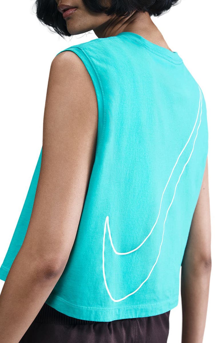 Nike Sportswear Club Crop Tank, Alternate, color, Dusty Cactus