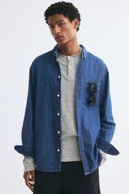 H&M Regular-fit Denim Shirt