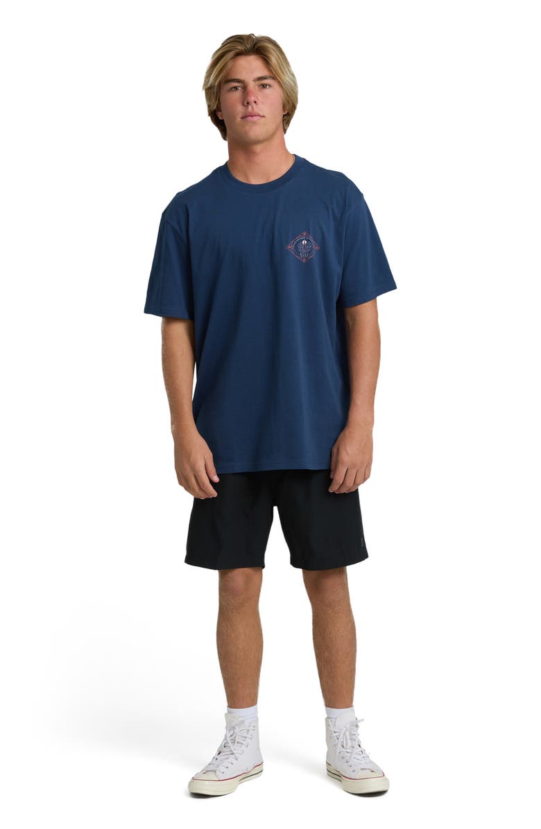 Billabong Agave Adventure Division Premium Cotton Graphic T-Shirt, Alternate, color, Dark Blue