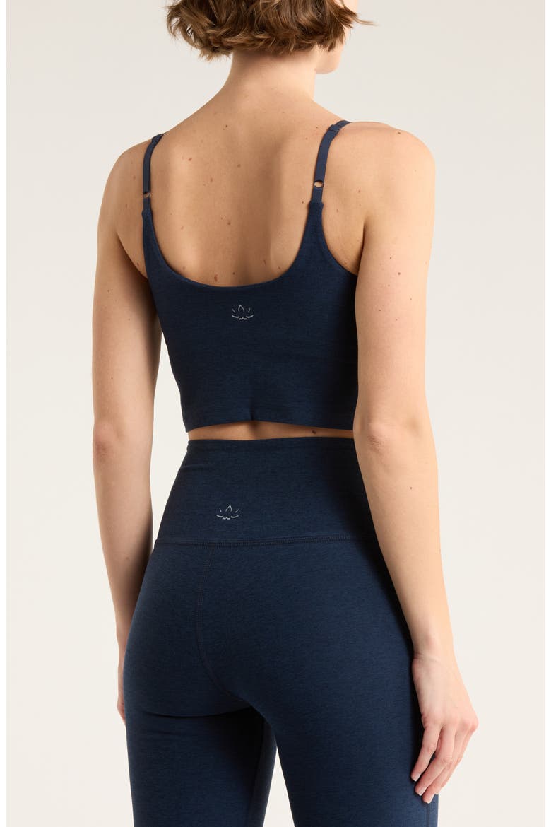 Shirred Crop Camisole, Alternate, color, NOCTURNAL NAVY