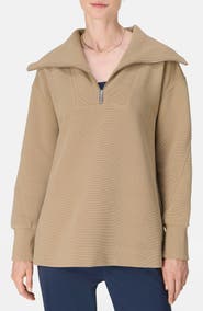 Sweaty Betty Peaceful Rib Half Zip Sweatshirt