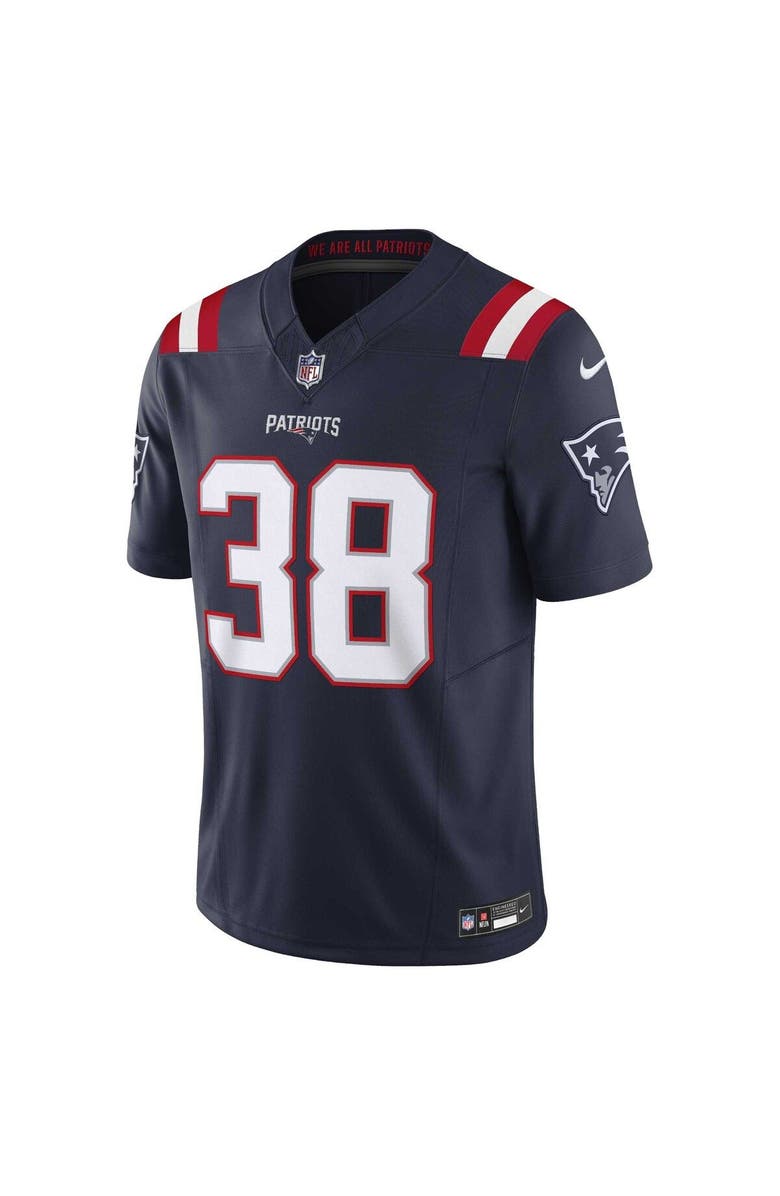 Nike Men's Nike Rhamondre Stevenson Navy New England Patriots Vapor F.U.S.E. Limited Jersey, Alternate, color,