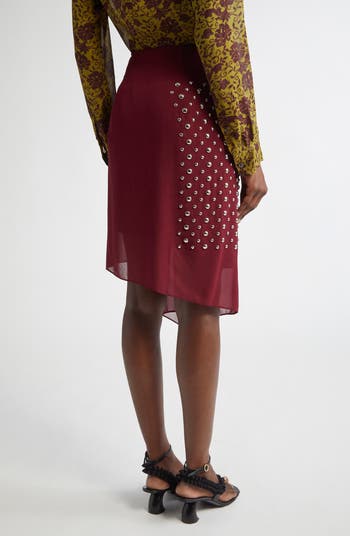 VIP【送料関税込】 DRIES VAN NOTEN HANAM MIDI SKIRT DRIES VAN NOTEN Metallic cotton-blend jacquard midi skirt