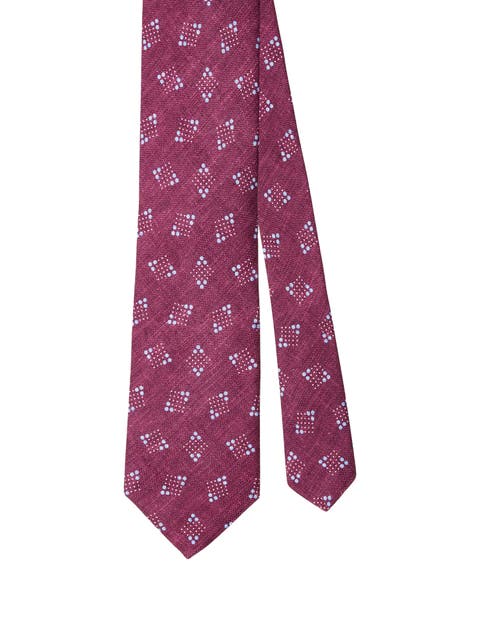 Robert Geometric Print Best of Class Necktie