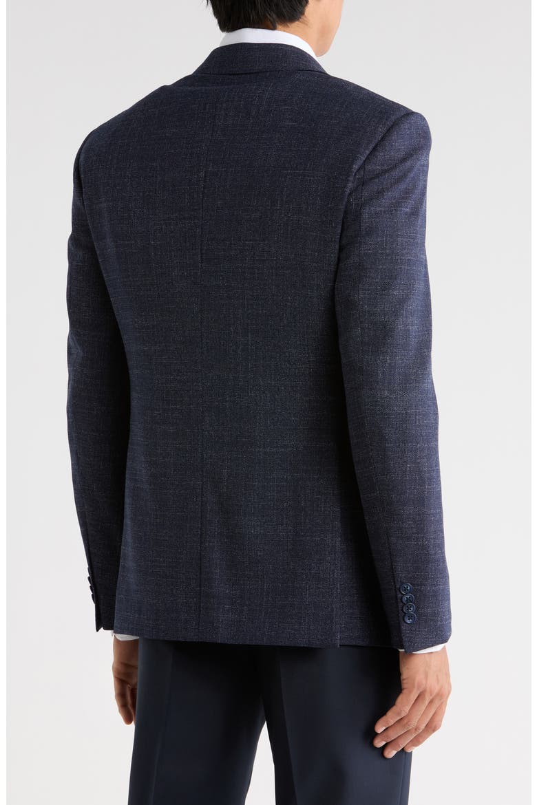 Neat Wool Blend Two-Button Sport Coat, Alternate, color, BLUE