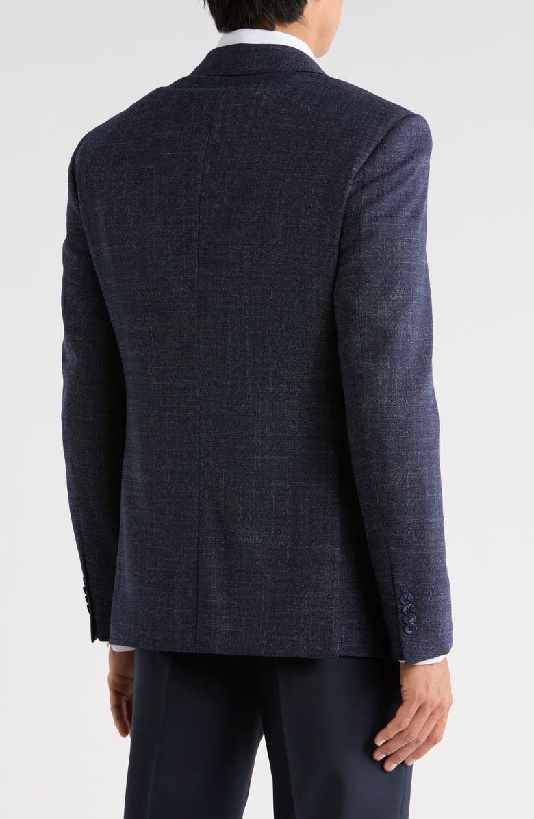 John Varvatos Star USA Neat Wool Blend Two-Button Sport Coat, Alternate, color, Blue