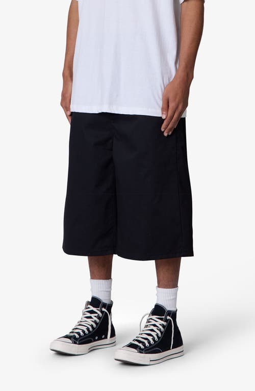 Mnml Ultra Baggy Work Shorts In Black