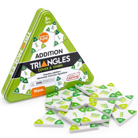 Addition Triangles,- Cover & Learn, Memorize Equations