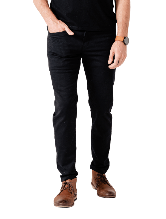 Slim Black Chino Pants
