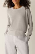 Eileen Fisher Crewneck Organic Linen & Organic Cotton Sweater