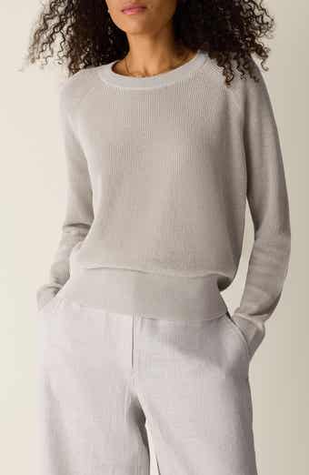Crewneck Organic Linen & Organic Cotton Sweater