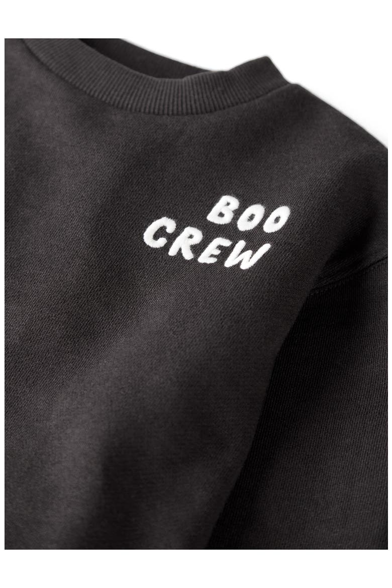 Kids' Boo Crew Graphic Sweatshirt, Alternate, color, LITTLE PLANET BOO CREW