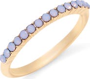 Brook and York Kara 14k Gold Plate & Lab Created Opal Ring