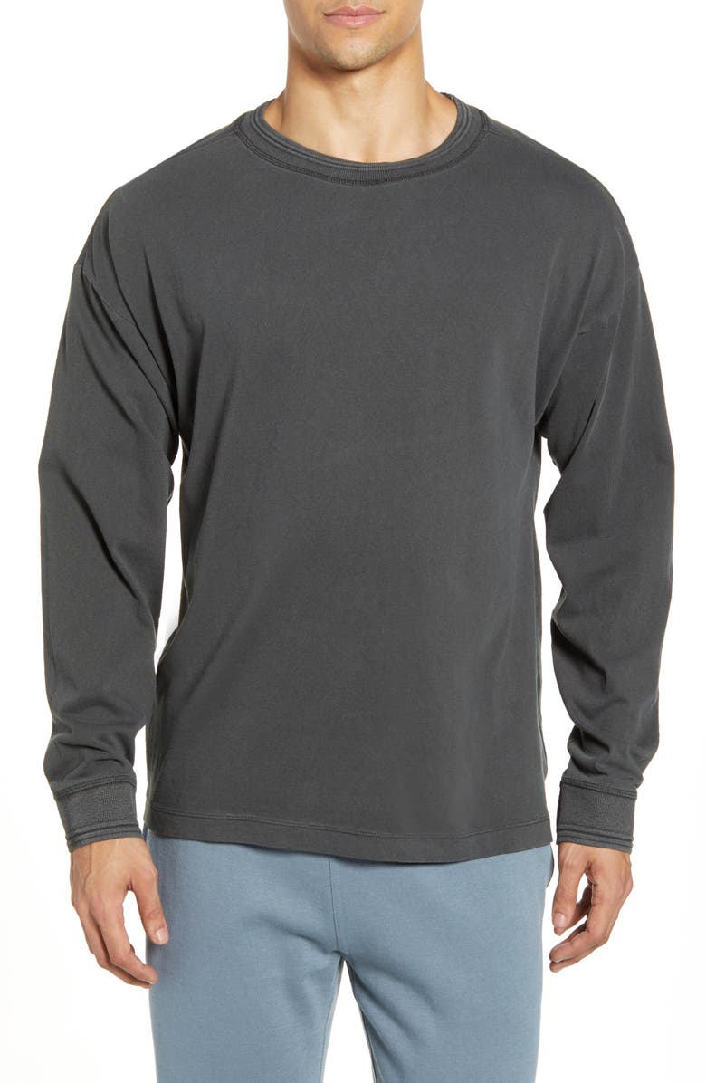 Richer Poorer Relaxed Cotton Crewneck Sweater, Main, color, 