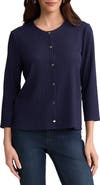 Jones New York Three Quarter Sleeve Cardigan