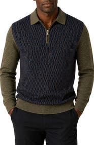 Maceoo Unknownseventeen Quarter Zip Sweater