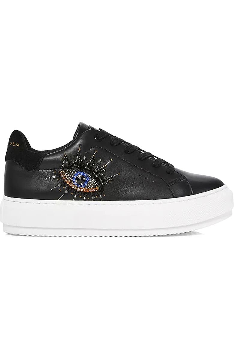 Kurt Geiger London Laney Eye Sneaker, Alternate, color, Black