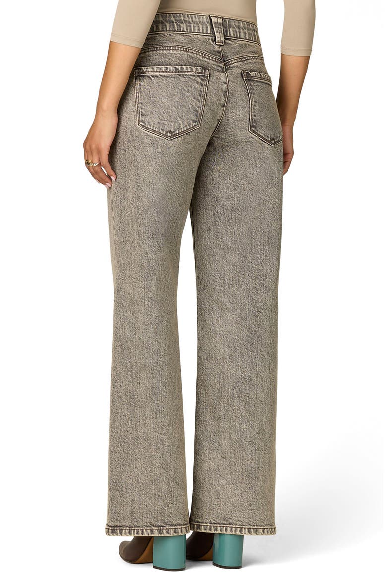 Sam High Waist Wide Leg Jeans, Alternate, color, TINTED BROWN