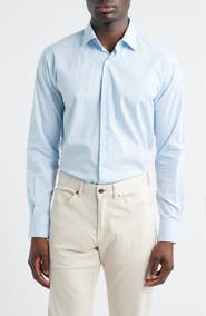 Peter Millar Langley Stripe Crown Lite Performance Twill Button-Up Shirt