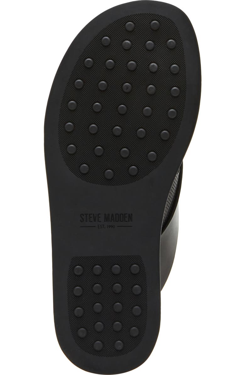 Steve Madden Cicero Flip Flop, Alternate, color, Black Leather