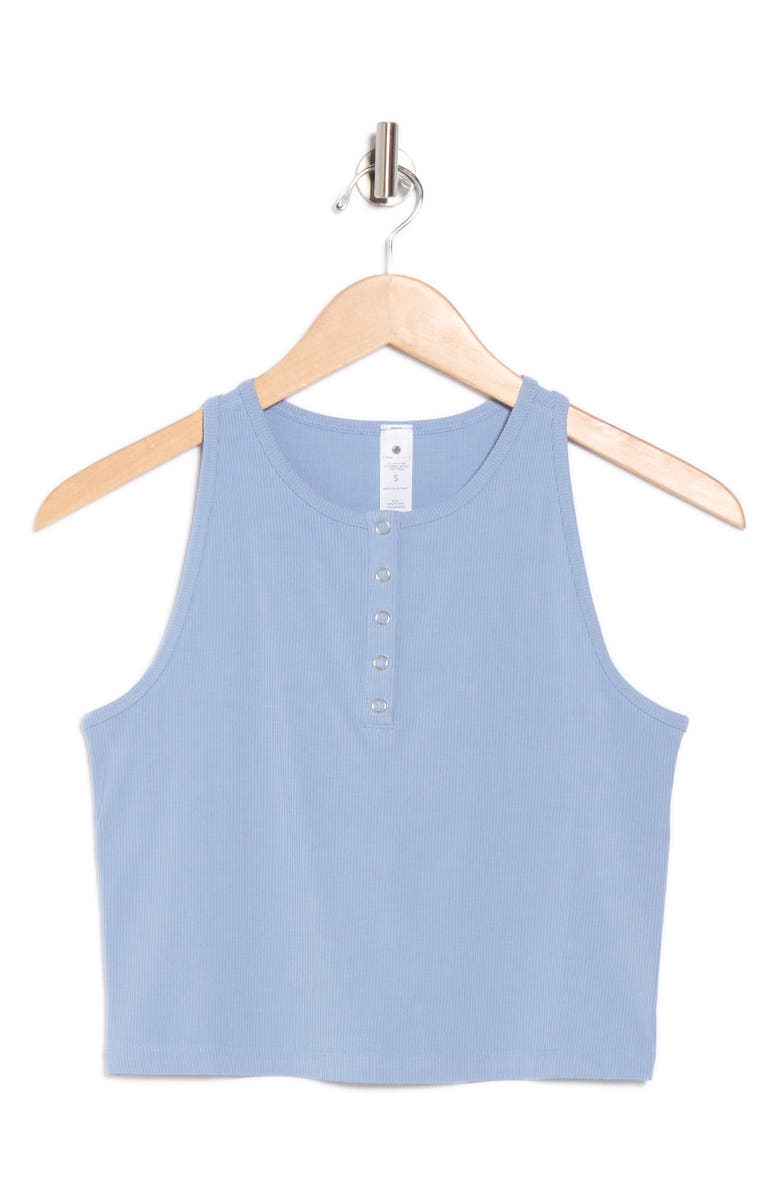 YOGALICIOUS Heavenly Rib Adrienne Henley, Alternate, color, Rain Washed