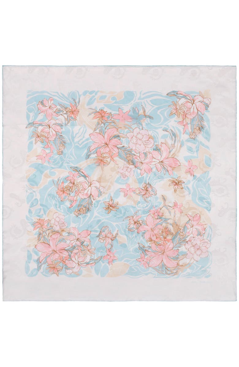 Polo Ralph Lauren Floral Silk Square Scarf, Alternate, color, 