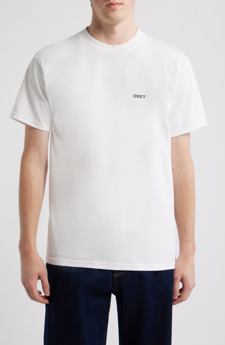 Obey Icon '89 Graphic T-Shirt, Main, color, White