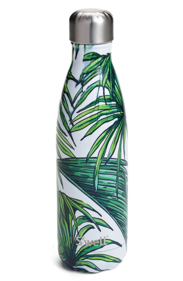 S'well Waikiki Stainless Steel Water Bottle, Main, color, 