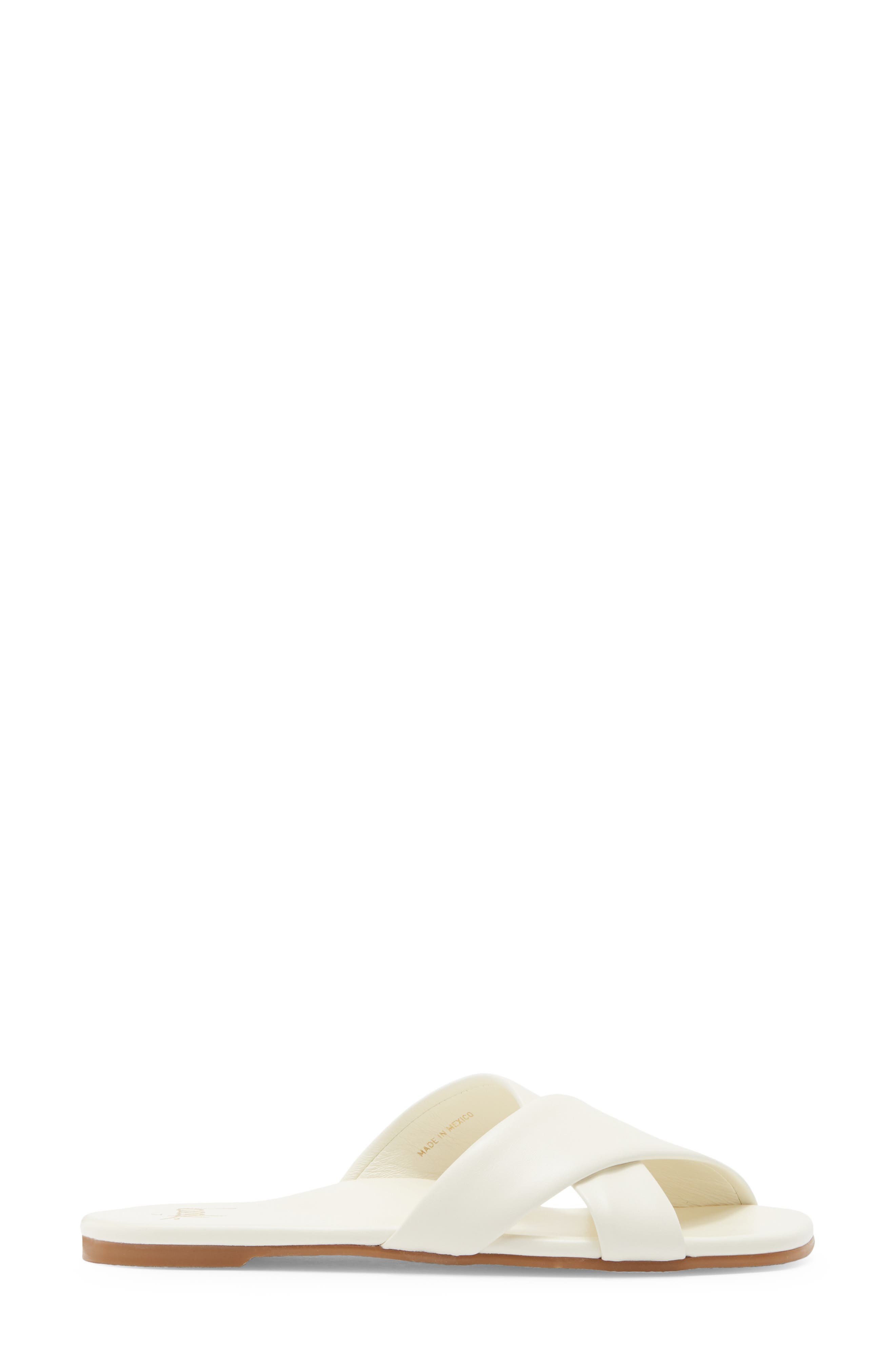 Beek Fernbird Slide Sandal, Alternate, color, Vanilla