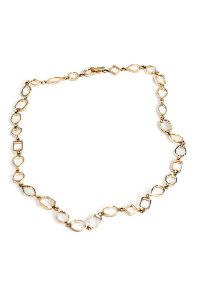 Mixed Chain Necklace, Alternate, color, 14K YELLOW GOLD