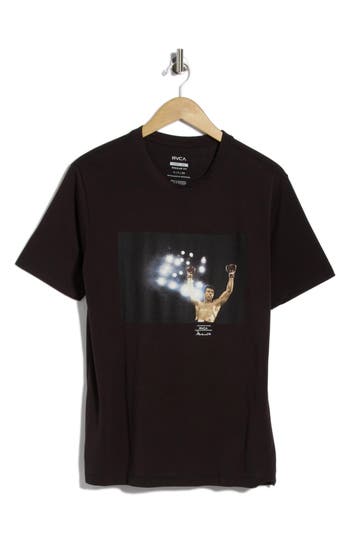Rvca Ali Ali Champ Graphic T-shirt In Black
