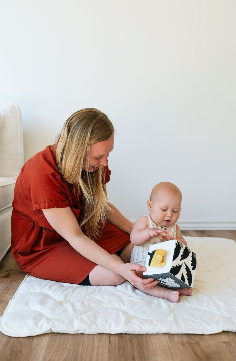 Wee Gallery Safari Themed Playmat and Soft Block Bundle, Alternate, color, Safari