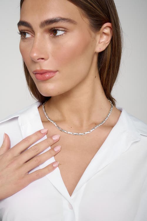 Tutti & Co Refine Necklace In Silver